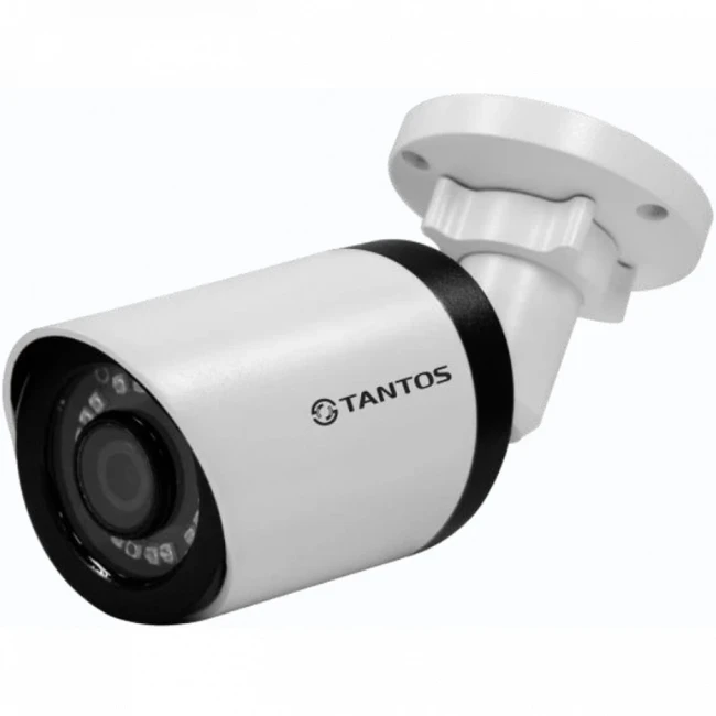 IP видеокамера Tantos TSi-Pe25FP 00-00122956 Цилиндрическая, Уличная, Проводная, Фиксированный объектив, 2.8 мм, 1/2.9", 2 Мп ~ 1920×1080 Full HD