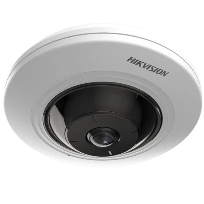 IP видеокамера Hikvision DS-2CD2955G0-ISU (Рыбий глаз, Внутренней установки, Проводная, Фиксированный объектив, 1.05 мм, 1/2.7", 5 Мп ~ 2560×1920)
