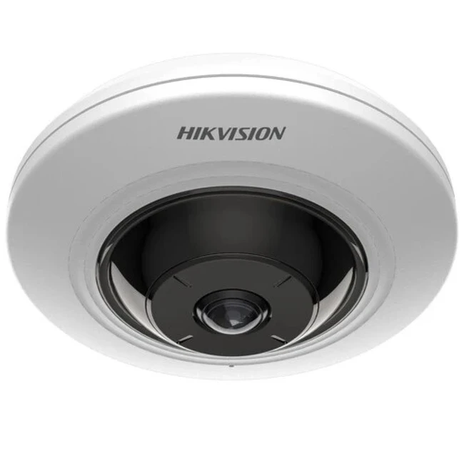 IP видеокамера Hikvision DS-2CD2955G0-ISU (Рыбий глаз, Внутренней установки, Проводная, Фиксированный объектив, 1.05 мм, 1/2.7", 5 Мп ~ 2560×1920)