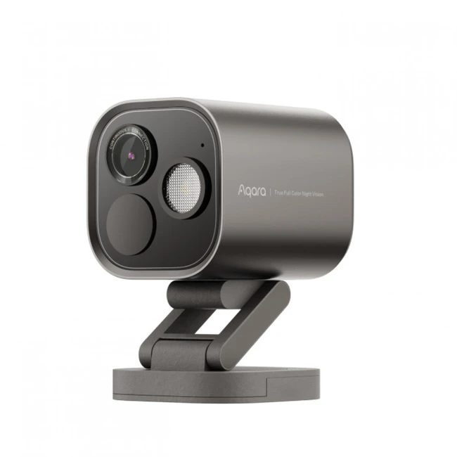 IP видеокамера Aqara G5 Pro PoE CH-C03D_GR (Кубическая, Внутренней установки, Проводная, Фиксированный объектив, 4.2 мм, 1/1.8ʺ, 4 Мп ~ 2688×1520)