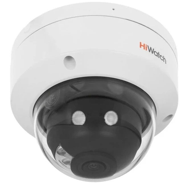 IP видеокамера HiWatch DS-I252M(B) 2.8mm (Купольная, Уличная, Проводная, Фиксированный объектив, 2.8 мм, 1/2.9", 2 Мп ~ 1920×1080 Full HD)