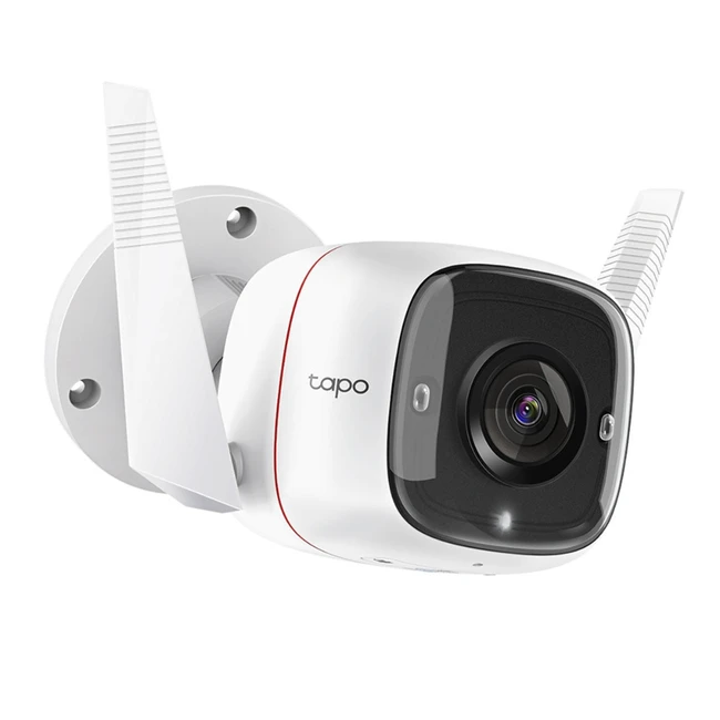 IP видеокамера TP-Link Tapo TC65 Цилиндрическая, Уличная, WiFi + Ethernet, Фиксированный объектив, 3.89 мм, 1/2.7", 3 Мп ~ 2304x1296
