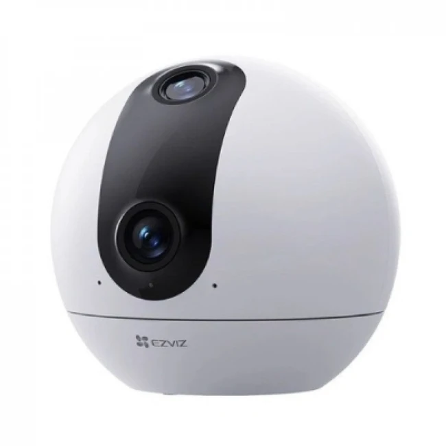 IP видеокамера EZVIZ CS-C60P-R100-8H33WF(2.8mm) C60P 4MP+4MP Сферическая, Внутренней установки, WiFi, Фиксированный объектив, 2.8 мм, CMOS, 3 Мп ~ 2304x1296