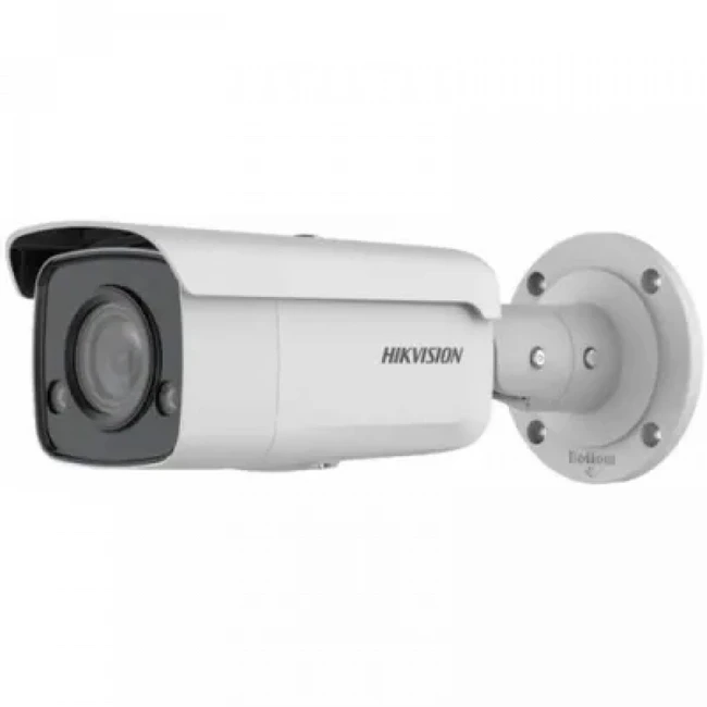 IP видеокамера Hikvision DS-2CD2T27G2-L(C)(6MM) Цилиндрическая, Уличная, Проводная, Фиксированный объектив, 6 мм, 1/2.8", 2 Мп ~ 1920×1080 Full HD