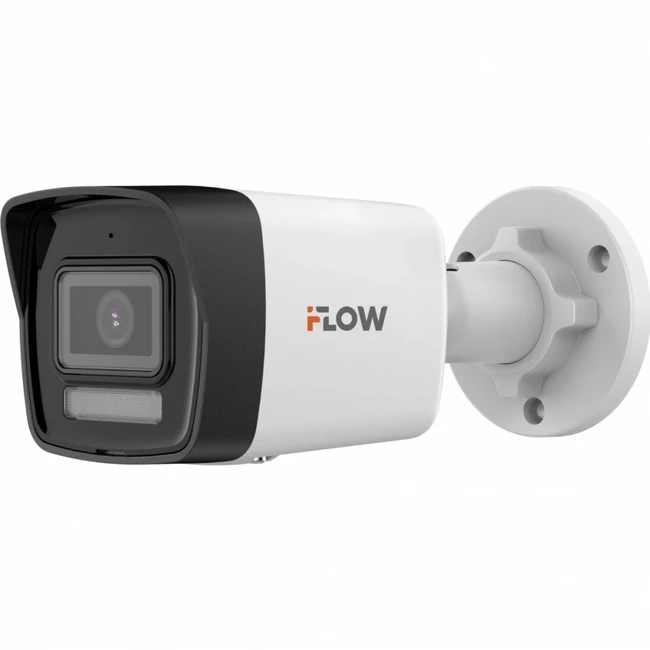 IP видеокамера iFlow F-IC-1122M 311334569 Цилиндрическая, Уличная, Проводная, Фиксированный объектив, 2.8 - 4 мм, 1/2.9", 2 Мп ~ 1920×1080 Full HD