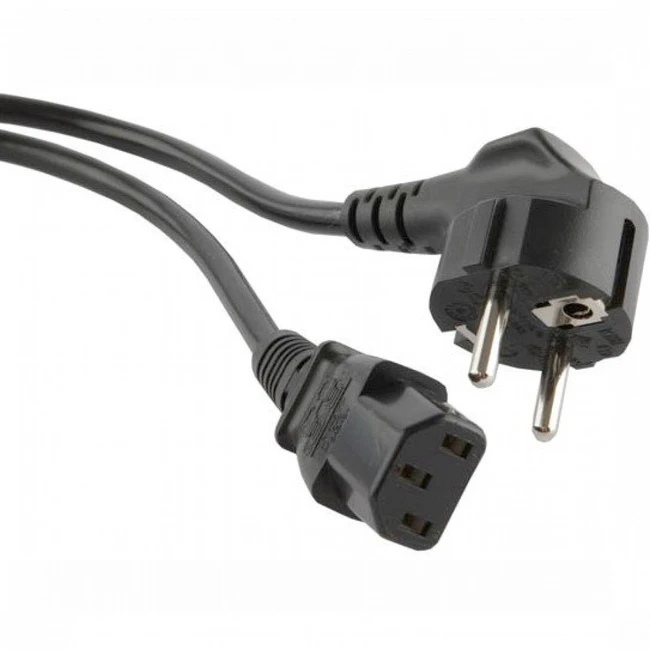 Кабель питания Hyperline pwc-iec13-shm-1.8-bk