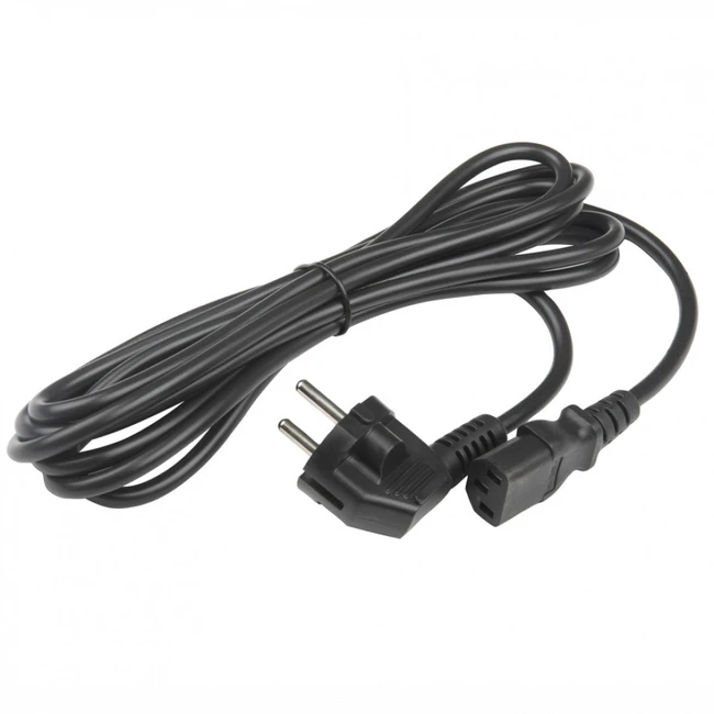 Кабель питания Hyperline PWC-IEC13-SHM-3.0-BK