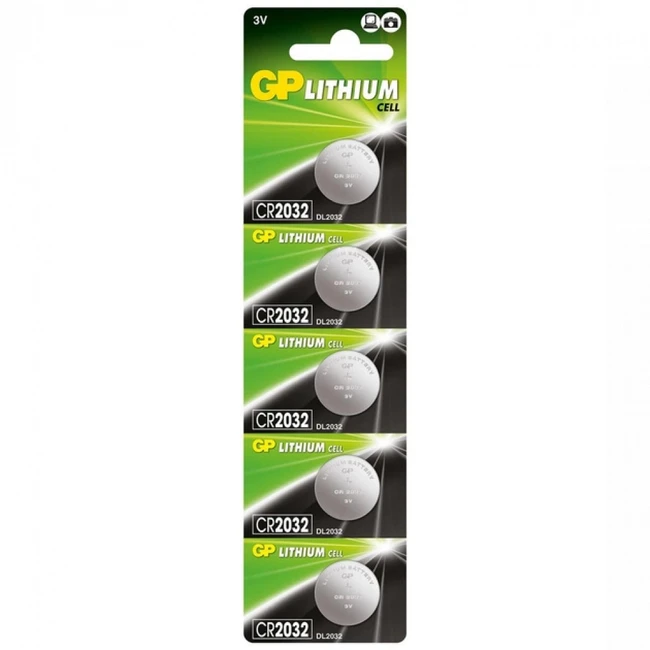Батарейка GP Lithium CR2032 (5шт) GP CR2032-8C5
