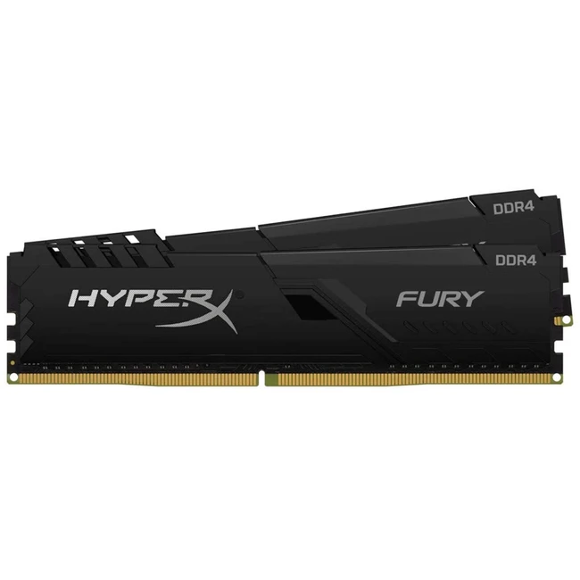 ОЗУ Kingston HyperX Fury Black 32GB 2400 MHz DDR4 CL15 DIMM HX424C15FB4K2/32 DIMM, DDR4, 32 Гб (2 х 16 Гб), 2400 МГц