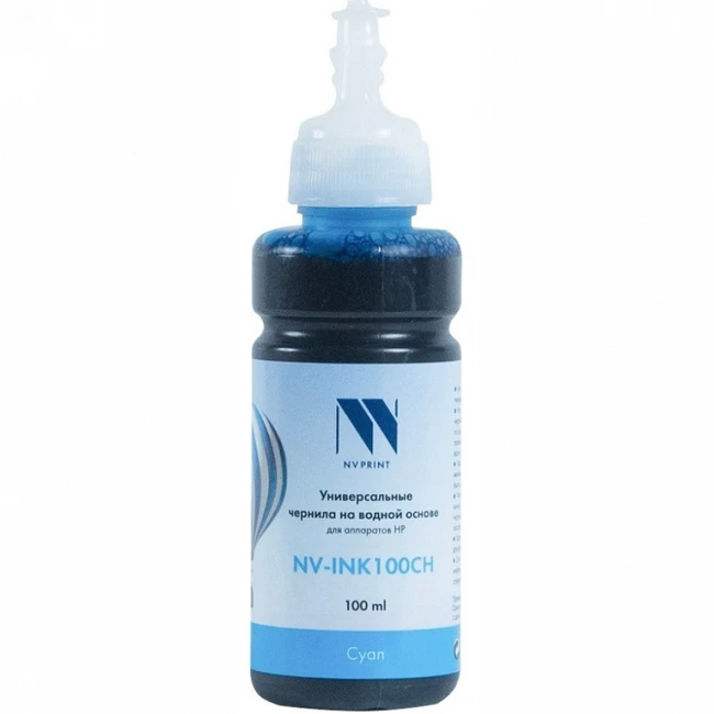 Струйный картридж NV Print INK100 Cyan 100 мл NV-INK100CH