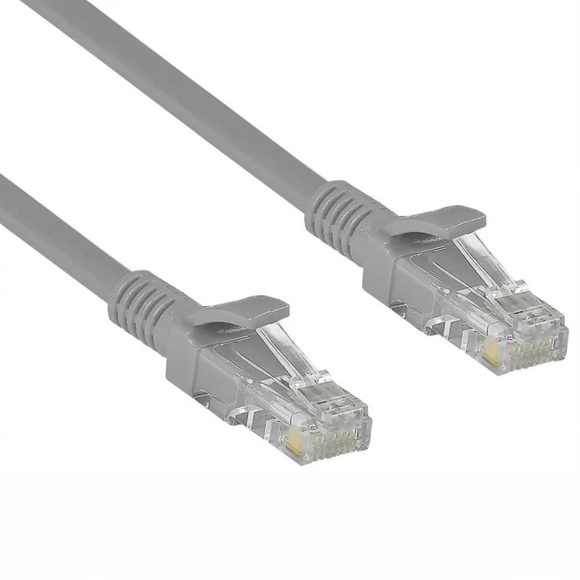 Патч-корд ExeGate UTP-RJ45-RJ45-5e-10M-LSZH-GY EX290422RUS