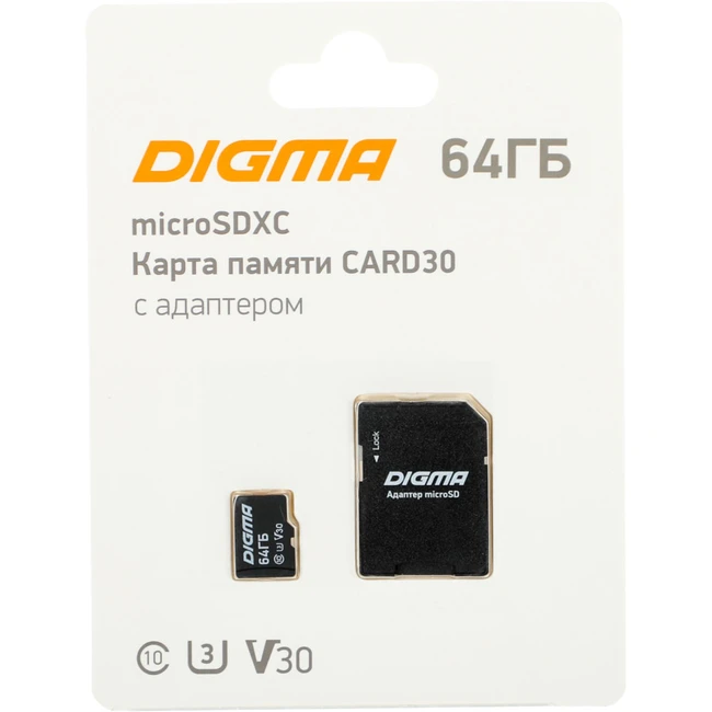 Флеш (Flash) карты Digma DGFCA064A03 (64 ГБ)