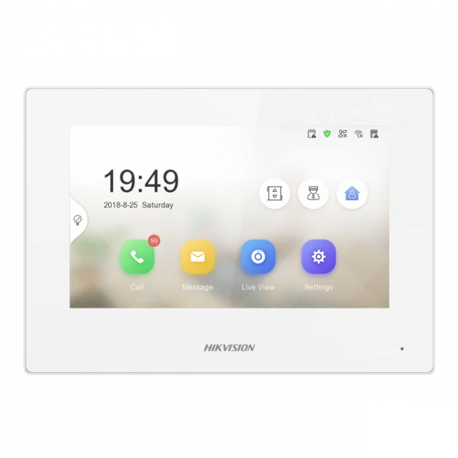 Домофонная система Hikvision DS-KH6320-LE1/WHITE(B) Абонентский блок домофона