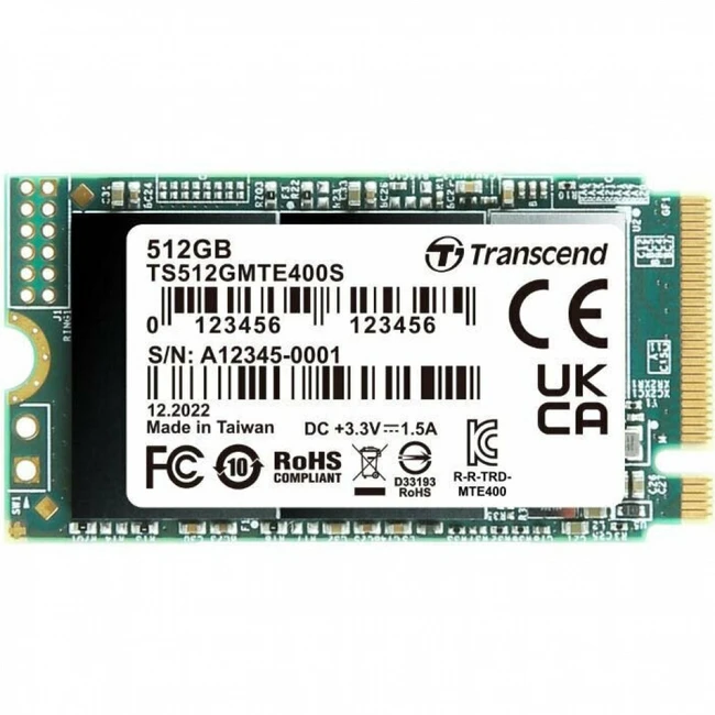 Внутренний накопитель Transcend MTE400S TS512GMTE400S SSD (твердотельные), 512 ГБ, M.2, PCIe
