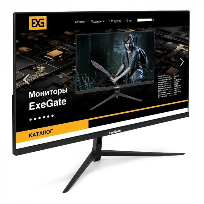 Монитор ExeGate SmartView ES2407A EX294429RUS 23.8 ", IPS, Full HD 1920x1080 (16:9), 75 Гц