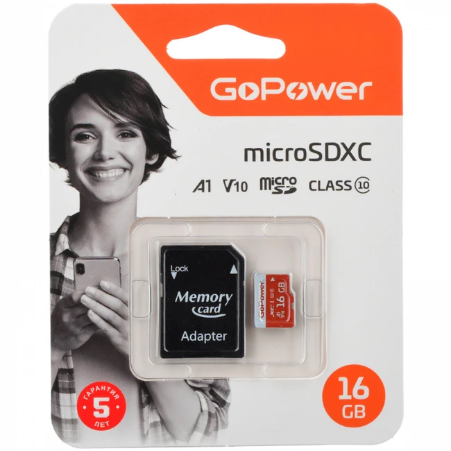 Флеш (Flash) карты GoPower 00-00025678 (16 ГБ)