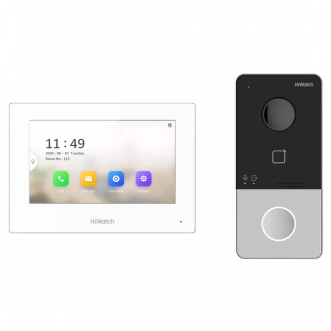 Домофонная система HiWatch DS-D100IKWF(B) (Домофонный комплект)
