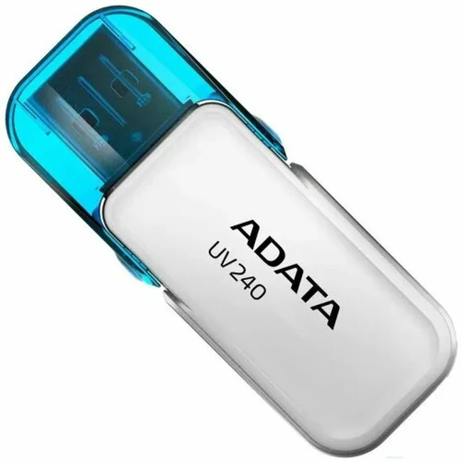 USB флешка (Flash) ADATA AUV240 AUV240-64G-RWH 64 ГБ