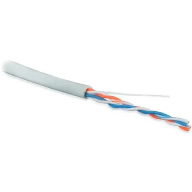 Кабель витая пара Hyperline Кабель витая пара неэкранированный U/UTP (500 м) UUTP2-C5-S24-IN-PVC-GY-500