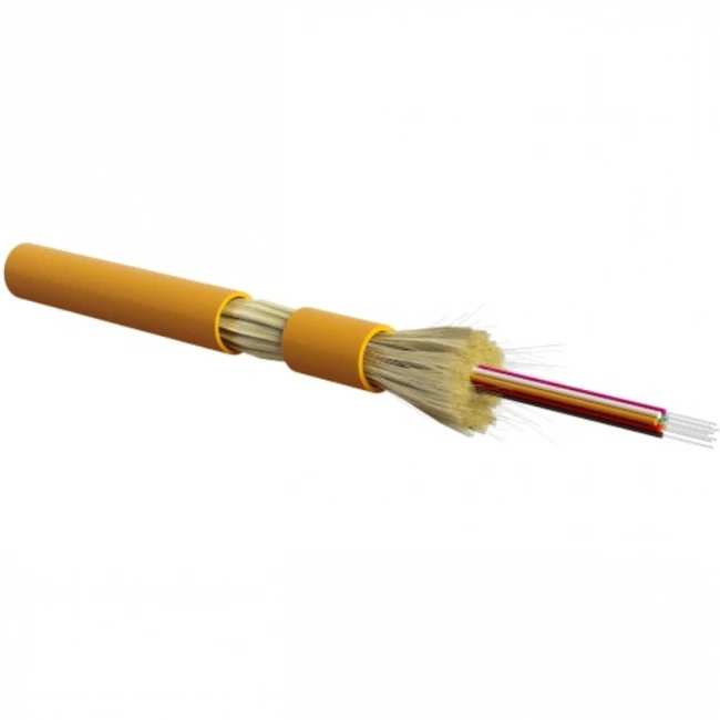 Оптический кабель Hyperline Кабель волоконно-оптический 50/125 (OM2) многомодовый 4 волокна FO-DT-IN-50-4-HFLTx-OR