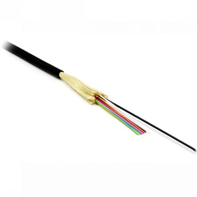 Оптический кабель Hyperline Кабель волоконно-оптический 9/125 (SMF-28 Ultra) одномодовый 8 волокон FO-DT-IN/OUT-9S-8-LSZH-BK