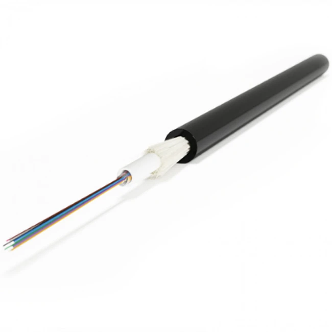 Оптический кабель Hyperline Кабель волоконно-оптический 9/125 (SMF-28 Ultra) одномодовый 8 волокон FO-ST-OUT-9S-8-PE-BK