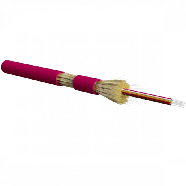 Оптический кабель Hyperline Кабель волоконно-оптический 50/125 многомодовый 12 волокон FO-DT-IN-504-12-LSZH-MG