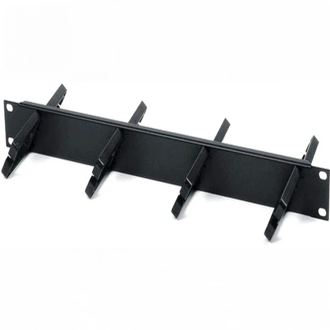 Аксессуар для серверного шкафа Hyperline Кабельный организатор с пластиковыми кольцами двухсторонний 19" 2U CM-2U-PL-DBL