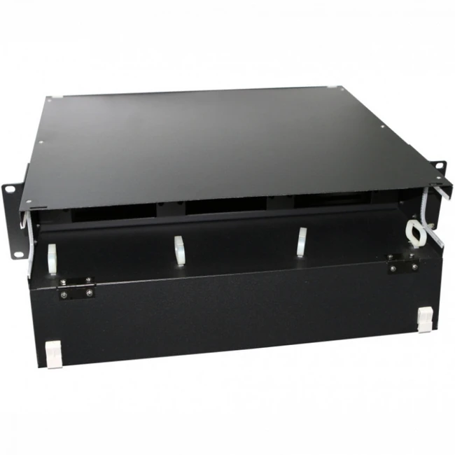 Патч-панель Hyperline FO-19BX-2U-F0-6xSLT-W120H32-EMP 6 портов