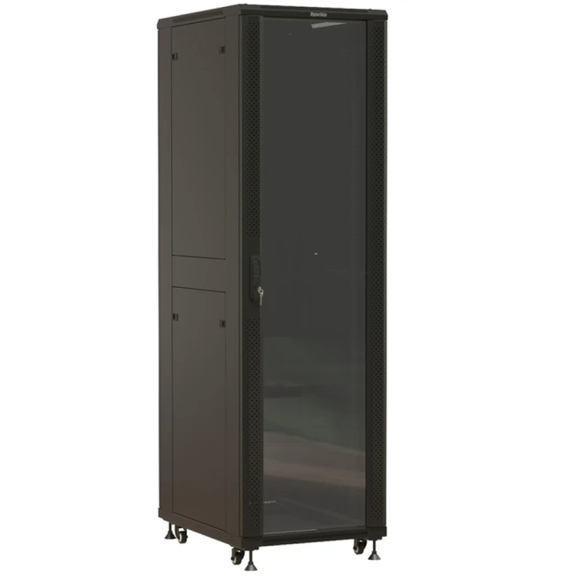 Серверный шкаф Hyperline напольный 42U 2055х600х1000 мм TTBR-4261-AS-RAL9004