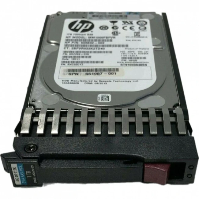 Серверный жесткий диск HPE 1 ТБ QK764A HDD, 2,5 SFF, 1 ТБ, SAS
