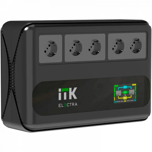 Источник бесперебойного питания ITK ELT5-600VA-1-001 600 ВА, 360 Вт