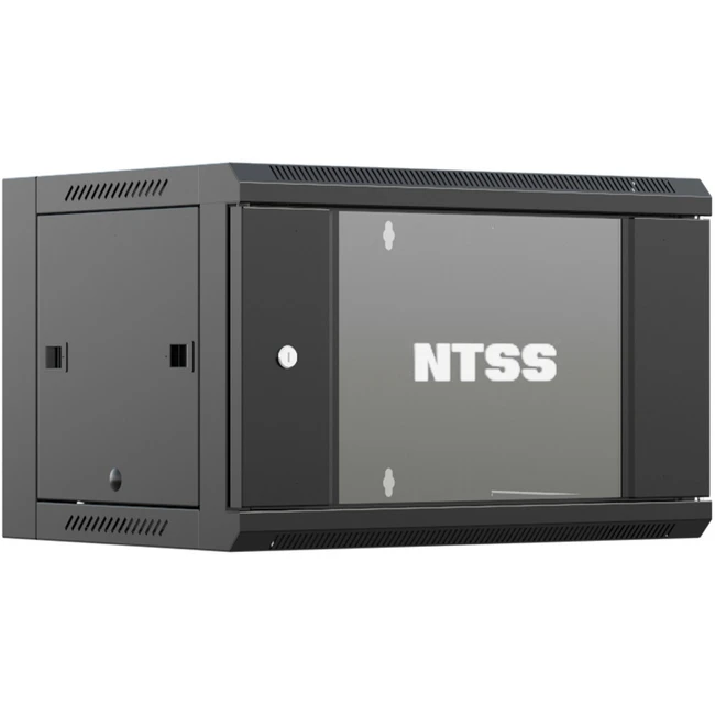 Серверный шкаф NTSS настенный 12U 570x600мм NTSS-W12U6060GS-BL
