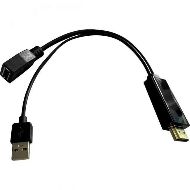 Кабель интерфейсный Buro BU-HDMI(F)-DP(M)