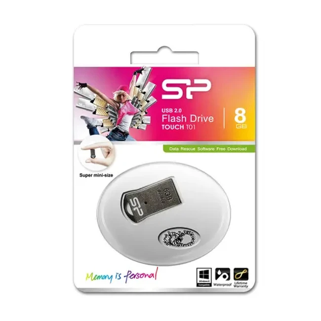 USB флешка (Flash) Silicon Power Touch T01 SP008GBUF2T01V1K (8 ГБ)