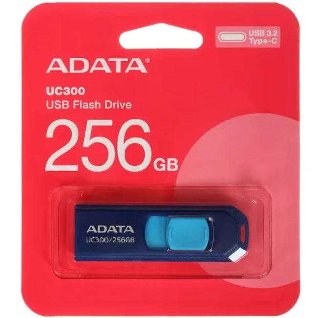 USB флешка (Flash) ADATA ACHO-UC300-256GRNB/BU (256 ГБ)