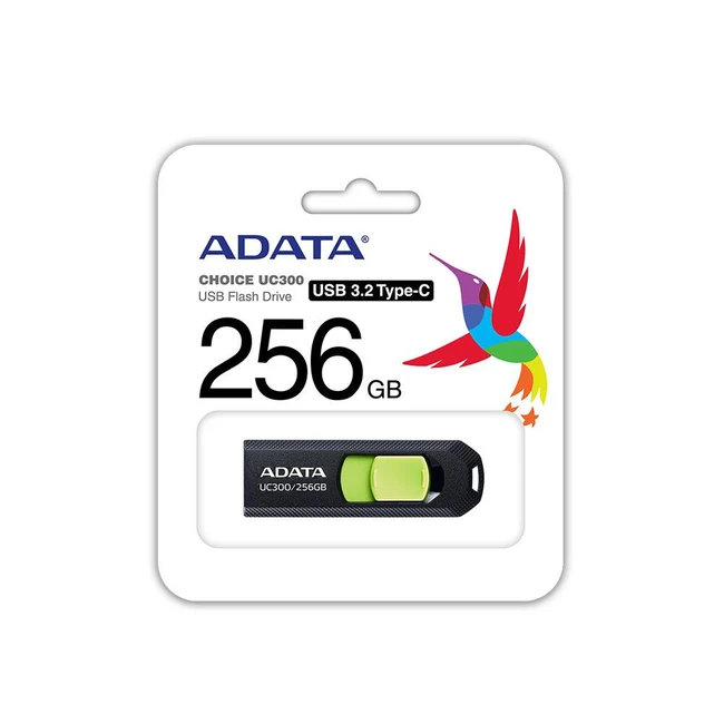 USB флешка (Flash) ADATA ACHO-UC300-256GRBK/GN (256 ГБ)