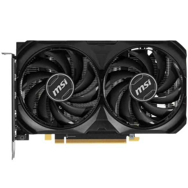 Видеокарта MSI GeForce RTX 4060 Ti VENTUS 2X BLACK E1 OC GeForce RTX 4060 Ti 8G VENTUS 2X BLACK E1 OC 8 ГБ
