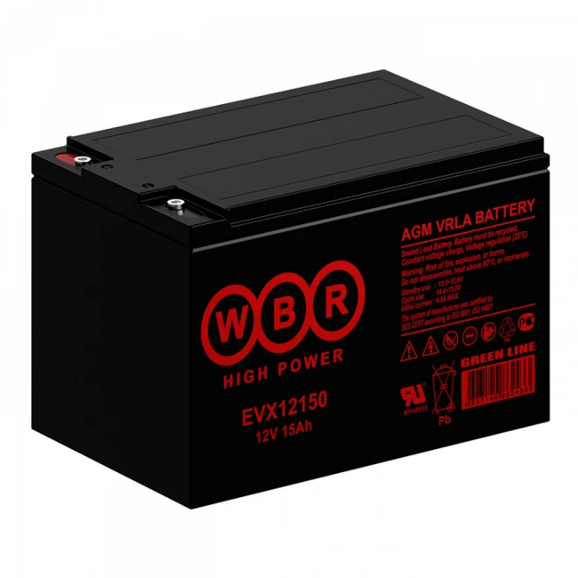Сменные аккумуляторы АКБ для ИБП WBR EVX12150S EVX12150S WBR 12 В