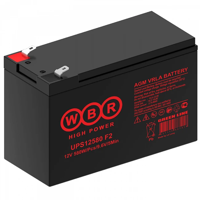 Сменные аккумуляторы АКБ для ИБП WBR UPS12580 F2 UPS12580 F2 WBR 12 В
