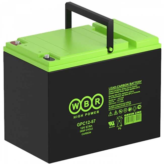 Сменные аккумуляторы АКБ для ИБП WBR GPC12-57 GPC12-57 WBR 12 В