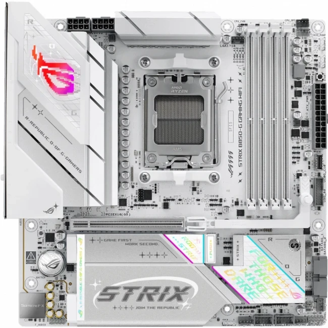 Материнская плата Asus ROG STRIX B850-G GAMING WIFI (Micro-ATX, AMD AM5)