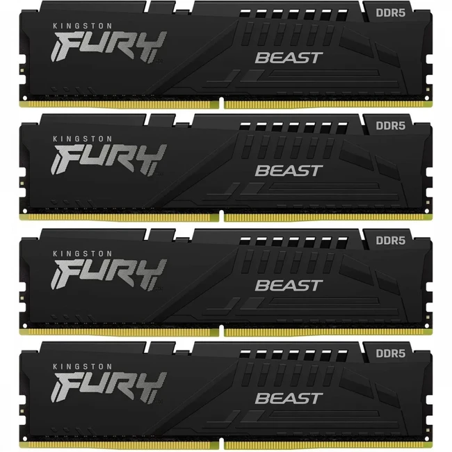 ОЗУ Kingston Fury Beast KF556C40BBK4-64 DIMM, DDR5, 64 Гб (4 х 16 Гб), 5600 МГц