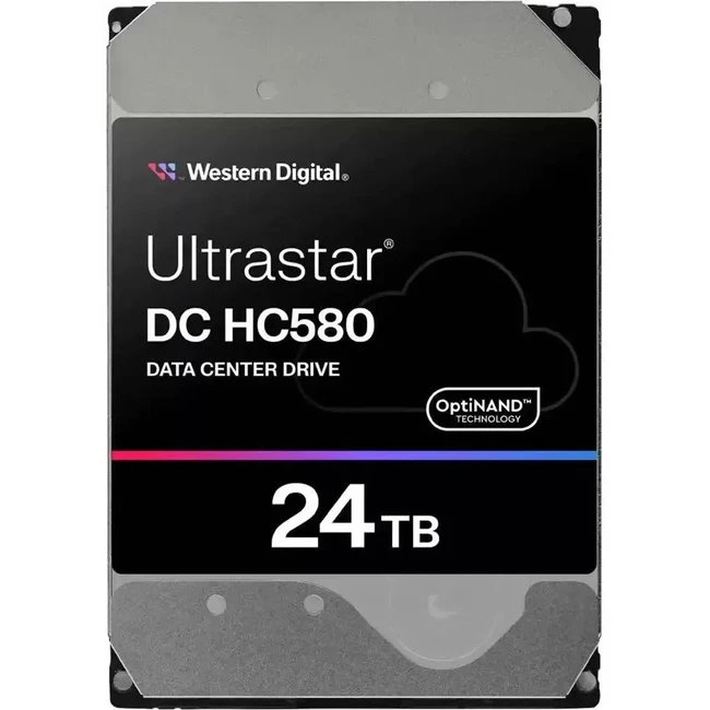 Серверный жесткий диск Western Digital WUH722424ALE604 (HDD, 3,5 LFF, 24 ТБ, SATA)