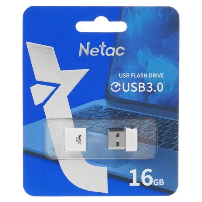 USB флешка (Flash) Netac NT03U116N-016G-32WH 16 ГБ
