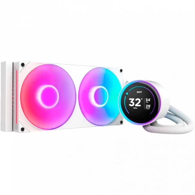 Система охлаждения NZXT Kraken Elite 280 White RL-KR28E-W2 Для процессора