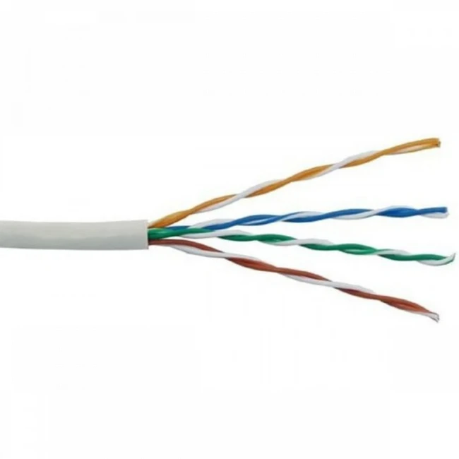 Кабель витая пара LANMASTER LAN-6ESFTP-HFLT-GY