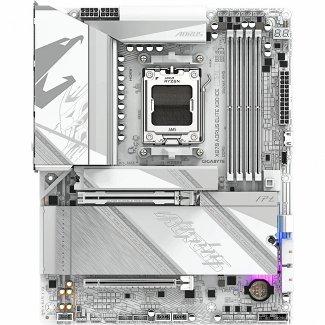 Материнская плата Gigabyte X870 A ELITE X ICE (ATX, AMD AM5)