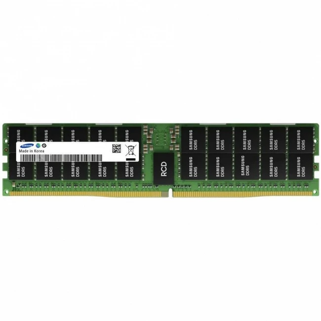 Серверная оперативная память ОЗУ Samsung 64Gb DDR5 4800MHz Samsung ECC Reg M321R8GA0BB0-CQKDS (64 ГБ, DDR5)