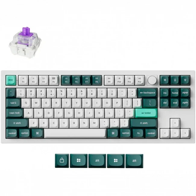 Клавиатура Keychron Q3 HE (Q3H-P1) Q3H-P1P-RU (Беспроводная, USB)